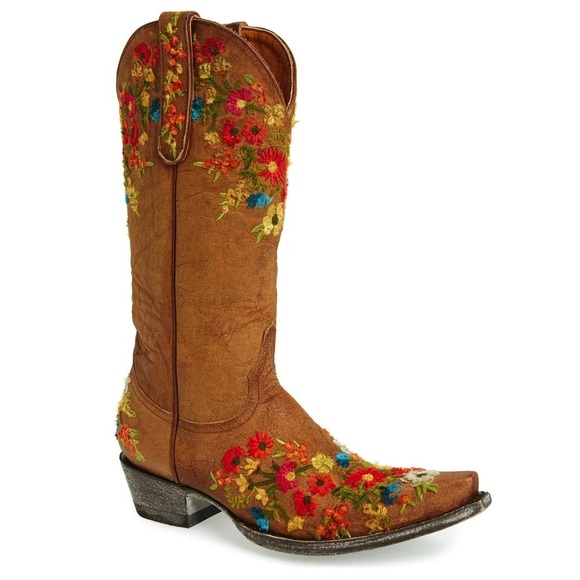 Old Gringo Shoes - 🤠🌸Old Gringo Brass Flora Embroidered Boots🌸🤠